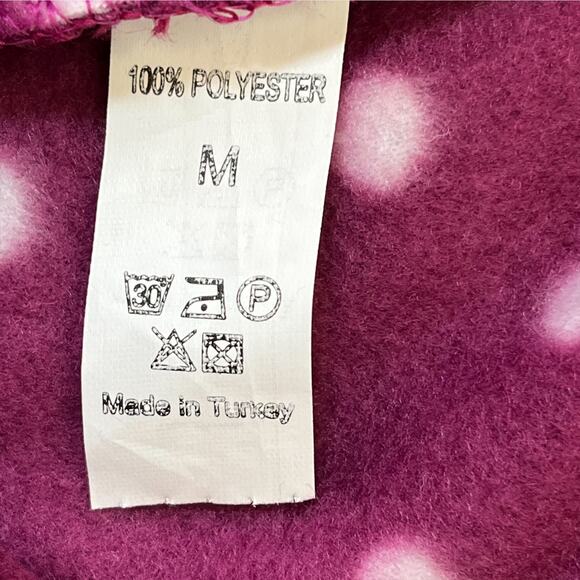 Polar Alt Pajama Bottom in Polka Dot Bordeaux Size Medium - Picture 9 of 9